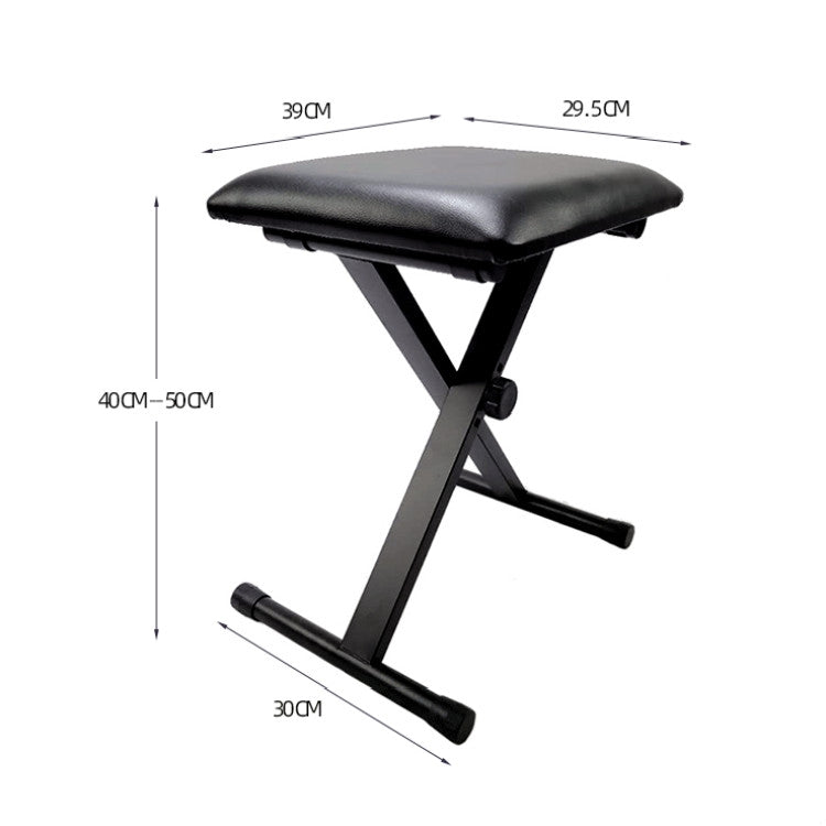 X-shaped Liftable Folding Bench for Musical Instruments, X-shaped Liftable Bench