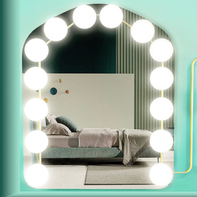 Mirror Front Light Dimmable Makeup Mirror USB Touch Control Light, 2 LEDs, 6  LEDs, 10  LEDs, 14  LEDs
