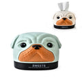 Creative Wheat Bobbi Dog Tissue Box Living Room Bedroom Desktop Pumping Paper Roll Paper Storage Box, Green, Blue, Pink, Beige
