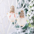Creative Wooden Boy And Girl Cloak Set Doll  Christmas Tree Pendant