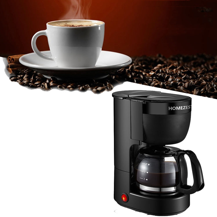 Homezest Household Small Coffee Maker Automatic Mini Drip Coffee Machine, UK Plug, EU Plug