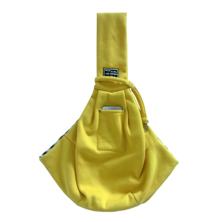 Pet Outing Carrier Bag Cotton Messenger Shoulder Bag, Yellow, Blue, Khaki, Black, Gray, Dark blue