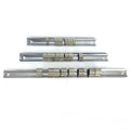 Carbon Steel 8 Socket Rack Storage Divider Rail Tray Holder Brackets Shelf Stand Tool Organizer Socket Socket Wrench Storage, 260mm, 150mm, 190mm