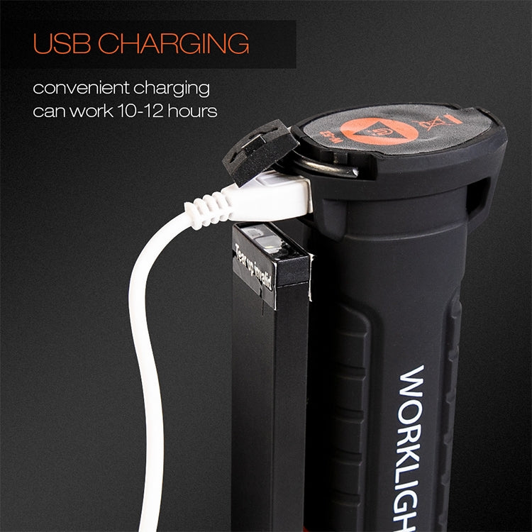 Handheld Movable Work Lights USB Charging Multi-functional and Folding Emergency Lights, 11 x3.6cm, 14.8 x 4.7cm