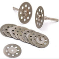 8 Holes Emery Cutting Chip Jade  Saw Blade Electric Grinder Accessories, 10 Saw Blade 2 Connecting rod 22MM, 10 Saw Blade 2 Connecting rod 25MM, 10 Saw Blade 2 Connecting rod 30MM, 10 Saw Blade 2 Connecting rod 20MM