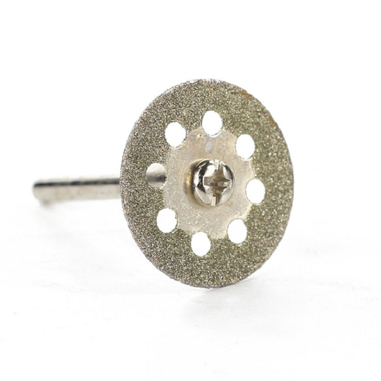 8 Holes Emery Cutting Chip Jade  Saw Blade Electric Grinder Accessories, 10 Saw Blade 2 Connecting rod 22MM, 10 Saw Blade 2 Connecting rod 25MM, 10 Saw Blade 2 Connecting rod 30MM, 10 Saw Blade 2 Connecting rod 20MM