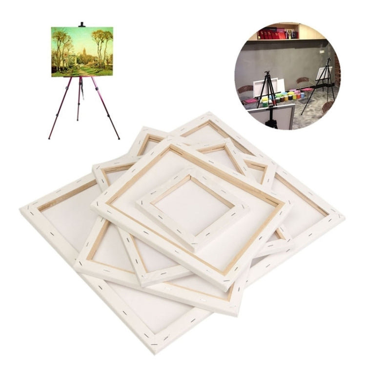 Oil Acrylic Paint White Blank Square Artist Canvas Wooden Board Frame, Board Frame, 15x15cm, Board Frame, 20x20cm, Board Frame, 20x30cm, Board Frame, 25x30cm, Board Frame, 30x30cm, Board Frame, 30x40cm, Board Frame, 40x40cm, Board Frame, 40x50cm