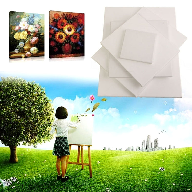 Oil Acrylic Paint White Blank Square Artist Canvas Wooden Board Frame, Board Frame, 15x15cm, Board Frame, 20x20cm, Board Frame, 20x30cm, Board Frame, 25x30cm, Board Frame, 30x30cm, Board Frame, 30x40cm, Board Frame, 40x40cm, Board Frame, 40x50cm