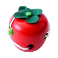 Wooden Learning and Education Children Colorful Worm Eat Fruit Apple Educational Toys, Worm Eat Fruit Apple