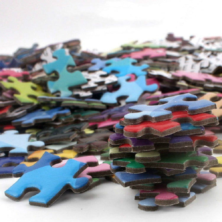 Round 3D Puzzle Cartoon Plane Puzzle Jigsaw Toy 1000 PCS