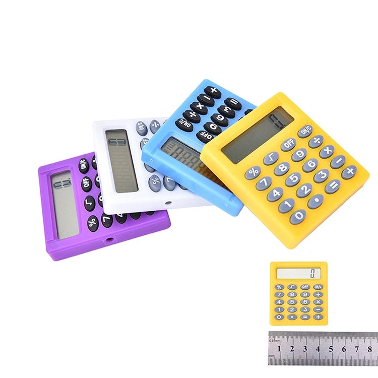 Pocket Cartoon Mini Calculator Candy Colors Handheld Coin Batteries Calculation Tool, Pocket Mini Calculator