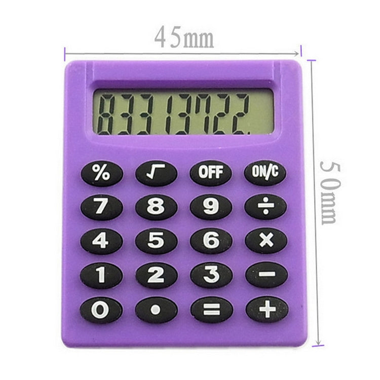 Pocket Cartoon Mini Calculator Candy Colors Handheld Coin Batteries Calculation Tool, Pocket Mini Calculator