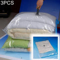 3 PCS Hot Vacuum Bag Storage Organizer Transparent Border Foldable Extra Large Seal Compressed Travel Saving Space Bags, 3 PCS 40 x 60cm, 3 PCS 60 x 80cm, 3 PCS 70 x 100cm, 3 PCS  80 x 110cm