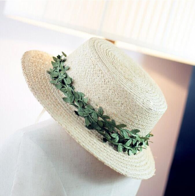 2 PCS Cloth Leaf Garland Decoration Accessories Green Leaf Cane Leaf Simulation DIY Garland Material, 10 Meters / Card, 5 Meters / Card