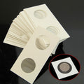 50 PCS / 3 Sets 40mm Diameter Coin Protector Square Coin Collection Paper Clip, Paper Clip