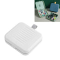 Magnetic Sewing Box Set Household Small Double-layer Sewing Tool Storage Box Stitchcraft Sewing Tools, White, Green, Pink, Blue