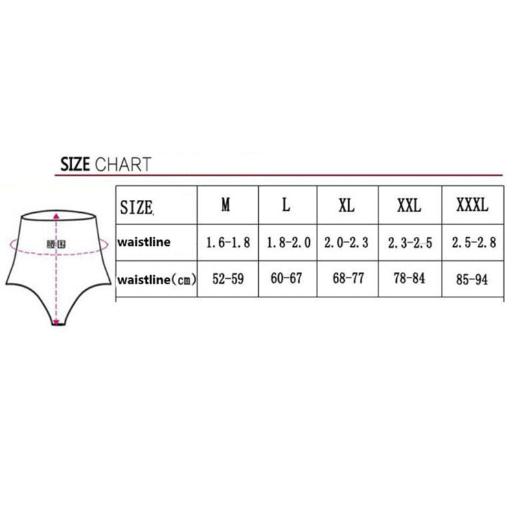 Woman Postpartum Abdomen Thin Waist Hip Body Shaping No Trace Section Binding Pants, M