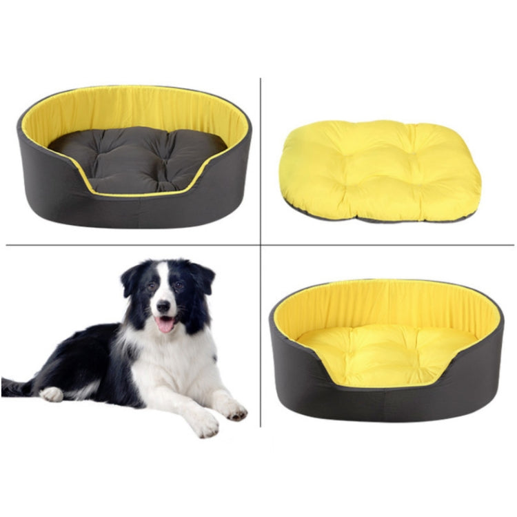 Two-Color Washable Comfortable Pet Nest with Cushion, M 57x40x20cm