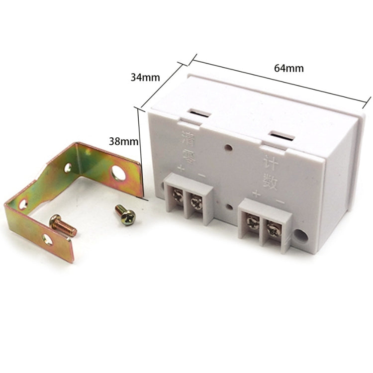 LCD Digital Display Punch Magnetic Induction Reciprocating Rotary Electronic Counter, Electronic Counter