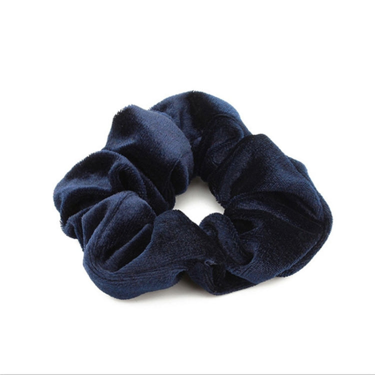 5 PCS Velvet Solid Color Elastic Hair Bands Ponytail Holder Scrunchies Tie Hair Rubber Band Headband, Deep Blue, Grey, Pink, Black, Green, Purple, Dark Brown, Coffee, Red, Dark purple, Blue, Dark gray