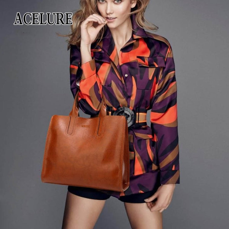 Leather Handbags Big Women Bag Casual Female Bags Trunk Tote Shoulder Bag Ladies Large Bolsos, Coffee, Burgundy, Pink, Gray, Brown, Black, Green, Blue