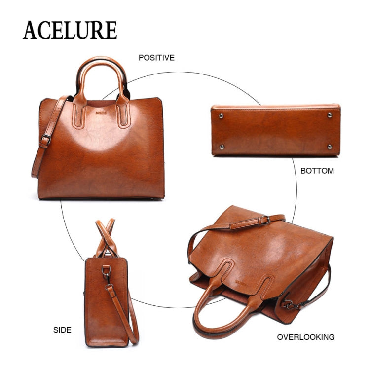 Leather Handbags Big Women Bag Casual Female Bags Trunk Tote Shoulder Bag Ladies Large Bolsos, Coffee, Burgundy, Pink, Gray, Brown, Black, Green, Blue