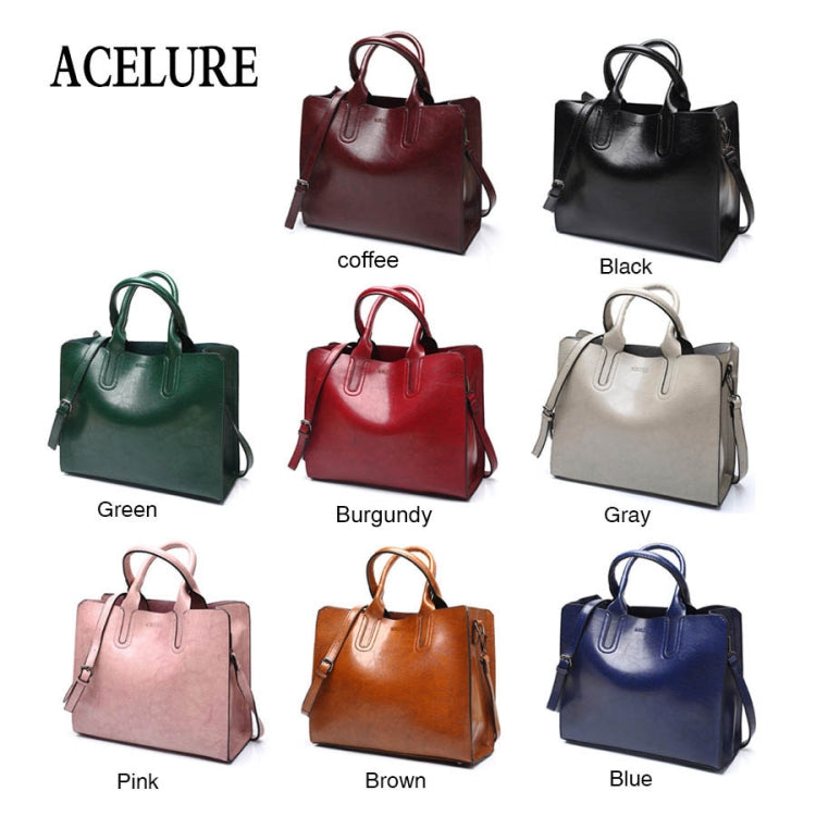 Leather Handbags Big Women Bag Casual Female Bags Trunk Tote Shoulder Bag Ladies Large Bolsos, Coffee, Burgundy, Pink, Gray, Brown, Black, Green, Blue