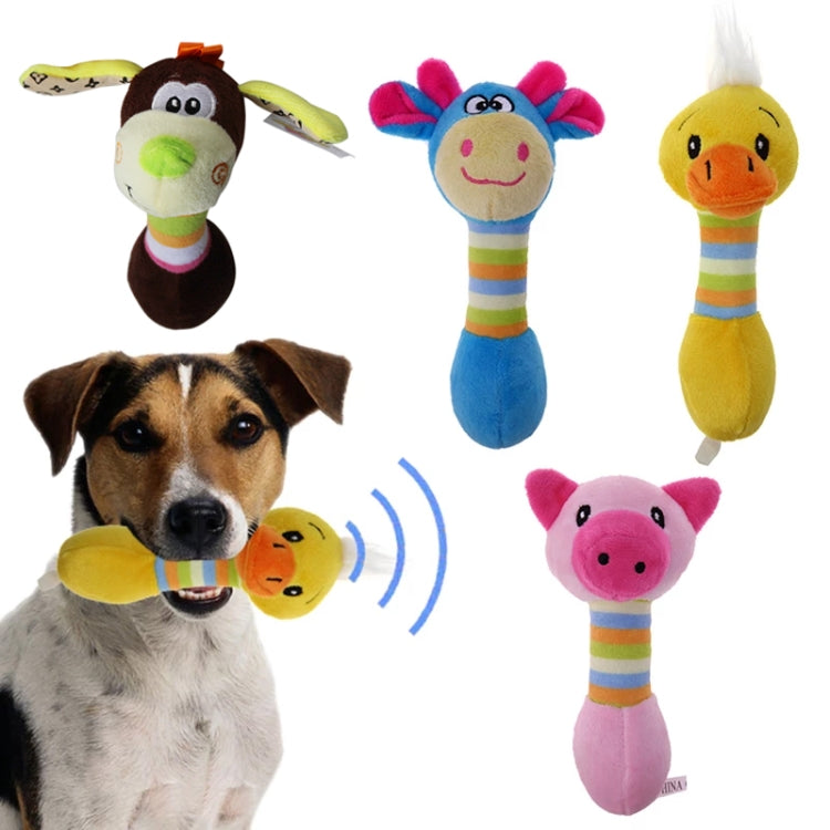 Cute Pet Dog Toys Chew Squeaker Animals Pet Toys Plush Puppy Honking Squirrel For Dogs Cat Chew Squeak Toy Dog Goods