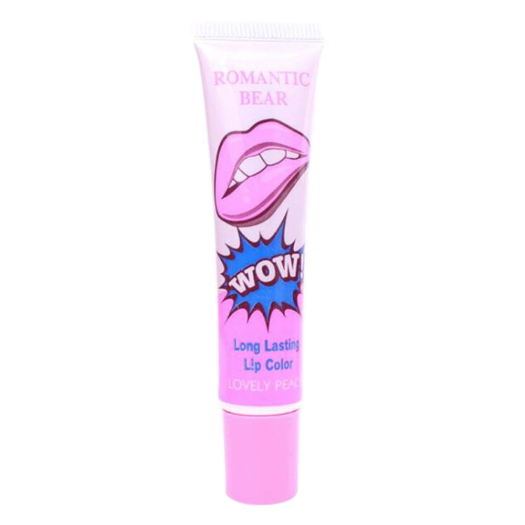 2 PCS Easy Peel Off  Long Lasting Lip Gloss Waterproof Matte  Lipstick Women Cosmetic, watermelon red, Lovely peach, Sexy red, Rose Pink, Cherry red, Sweet orange
