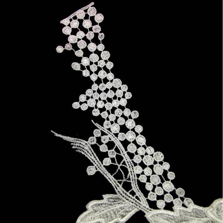 Lace Flower Embroidered Collar Fake Collar Clothing Accessories, Size: 31 x 30cm, Red, Red Wine, Pink, Green, Blue, Sky Blue, Purple, Gray, Beige, Black, Purple Pink, Gold, Gold Brown, Navy, Rose Red, Brown, Apricot, White