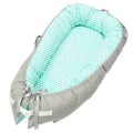 Baby Nest Bed Crib Portable Removable and Washable Crib Travel Bed Cotton Cradle for Children Infant Kids
