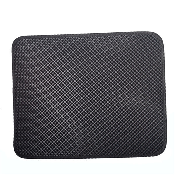 Waterproof Pet Cat Litter Mat EVA Double Layer Cat Litter Trapping Pets Mat Pad Bottom Non-slip Pet Litter Cat Mat, L, M, XS