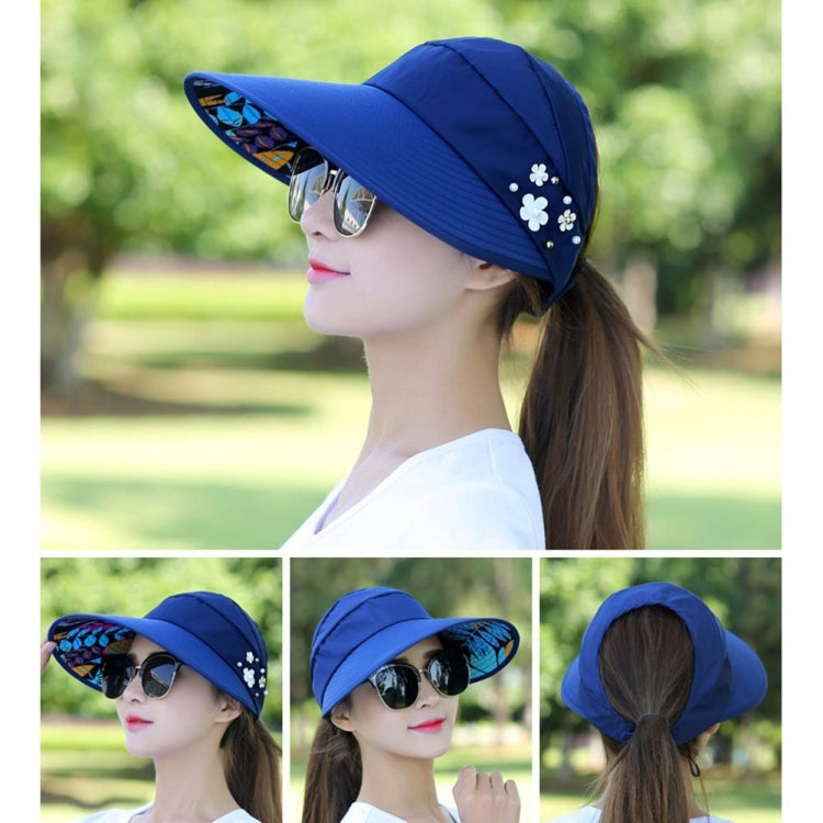 Women Summer Casual  Going Out Ultraviolet-proof Korean Style Folded Sun Block Hat Breathable And Light, Beige, Red, Black, Pink, Khaki, Rose Red, Blue