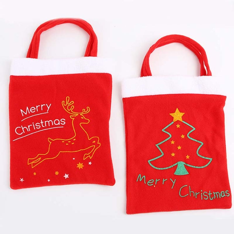 Christmas Eve Decoration Backpack Gift Bag, Elk, Christmas Tree