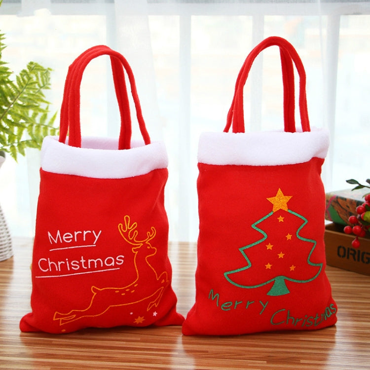 Christmas Eve Decoration Backpack Gift Bag, Elk, Christmas Tree
