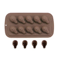 Halloween Cartoon Baking Set Chocolate Mold, Skull Shape, Pumpkin Head Shape, Bat Shape