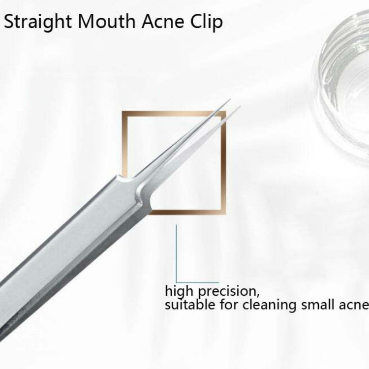 5pcs /Set Acne Needle Stainless Steel Acne Clamp Squeeze Acne Blackhead Tool, 5 in 1
