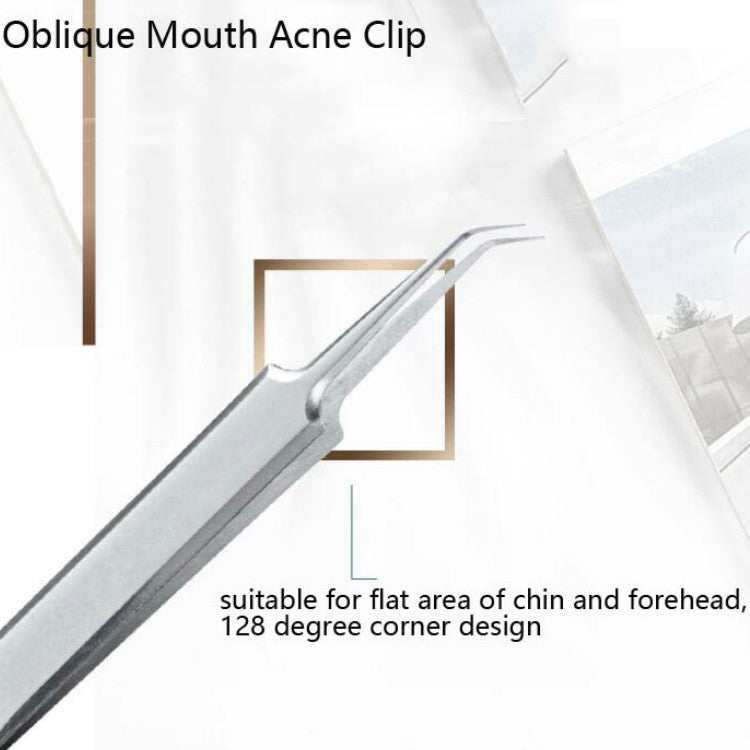 5pcs /Set Acne Needle Stainless Steel Acne Clamp Squeeze Acne Blackhead Tool, 5 in 1
