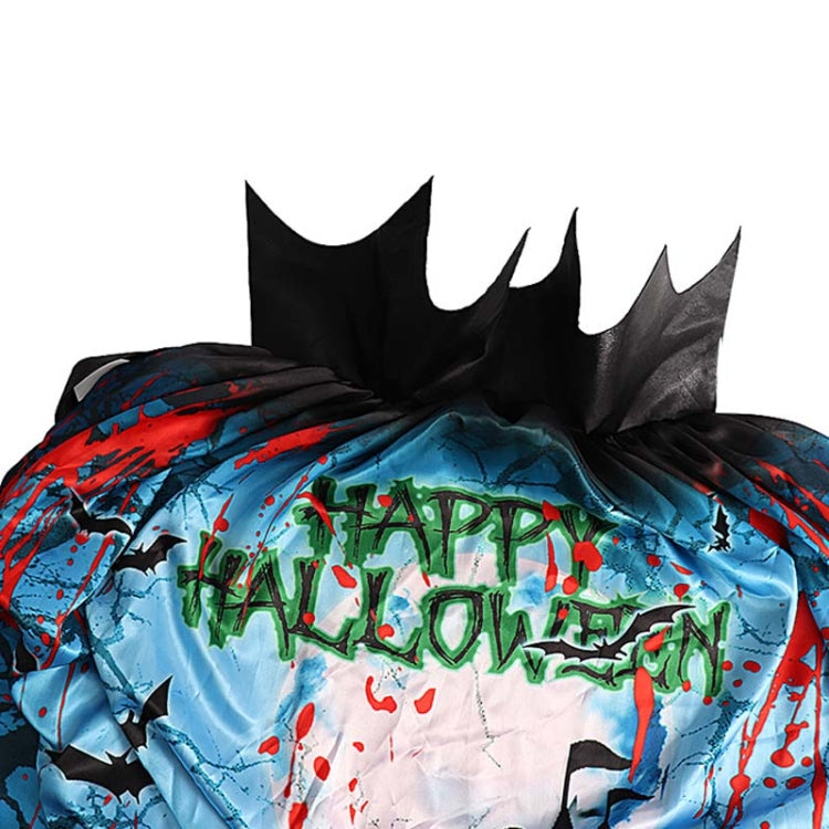 Halloween Dress Up Kids Double-Layer Printed Cloak, Free Size