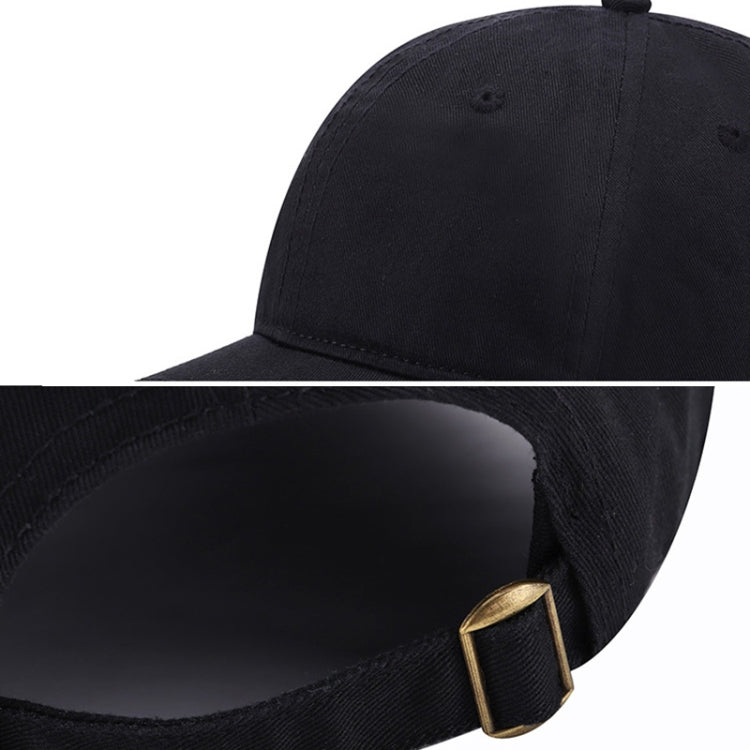 Baseball Cap Outing Leisure Peaked Cap Solid Color Washed Sun Hat, One Size
