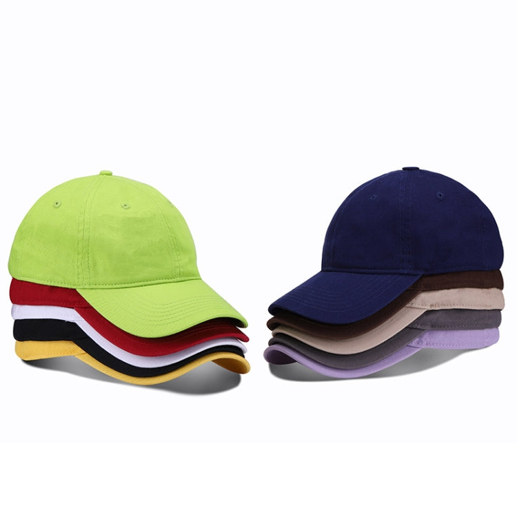 Baseball Cap Outing Leisure Peaked Cap Solid Color Washed Sun Hat, One Size