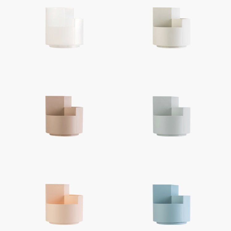 Multifunctional Round Pen Holder Office Rotating Large Capacity Pen Holder Storage Box Random Colour, Pen Storage Box