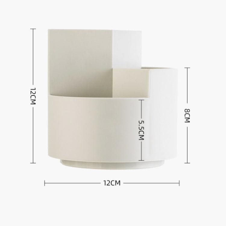 Multifunctional Round Pen Holder Office Rotating Large Capacity Pen Holder Storage Box Random Colour, Pen Storage Box
