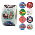 2 PCS Christmas Sticker Santa Claus Holiday Decoration Sticker Label, K-10-38, K-11-38