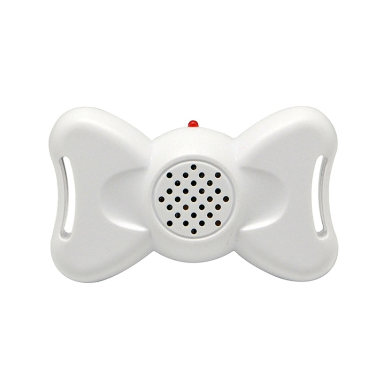 Automatic Voice Control Bark Arrester Collar Pet Supplies Trainer, White, Orange