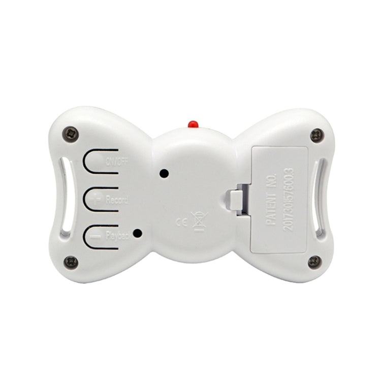 Automatic Voice Control Bark Arrester Collar Pet Supplies Trainer, White, Orange