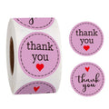 Roll Seal Sticker Thank You Sticker Flower Decoration Sticker Label, A-56, A-57, A-58, A-59