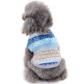Autumn Winter Pet Clothes Christmas Snowflake Knitted Pattern Sweater, XXS, XS, S, M, L, XL, XXL