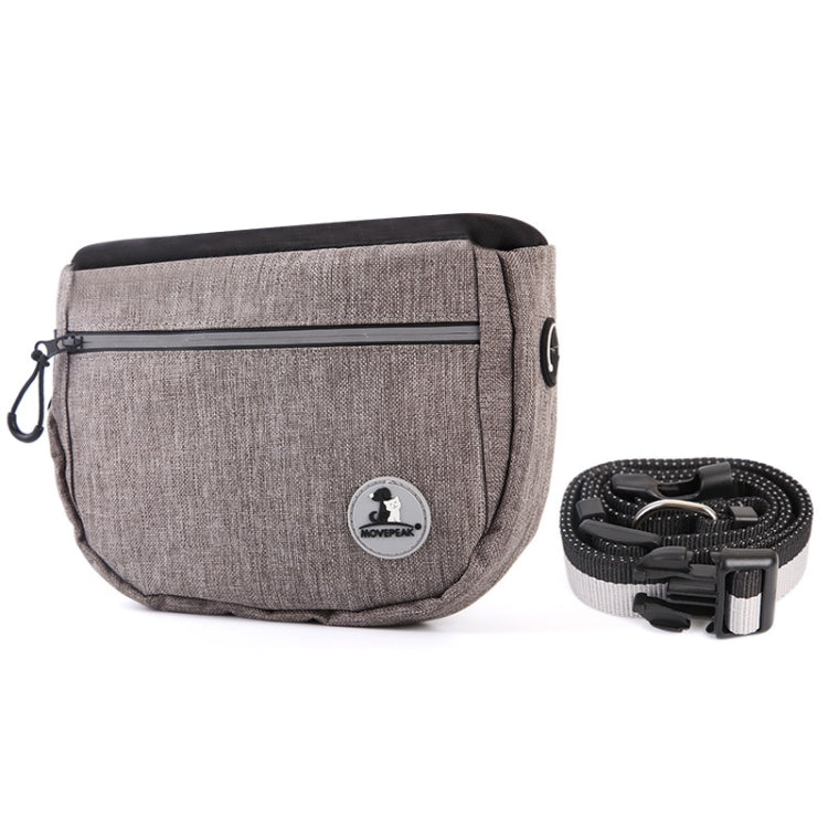 MOVEPEAK Pet Snack Bag Leash Pet Training Waist Bag Outing Dog Snack Bag