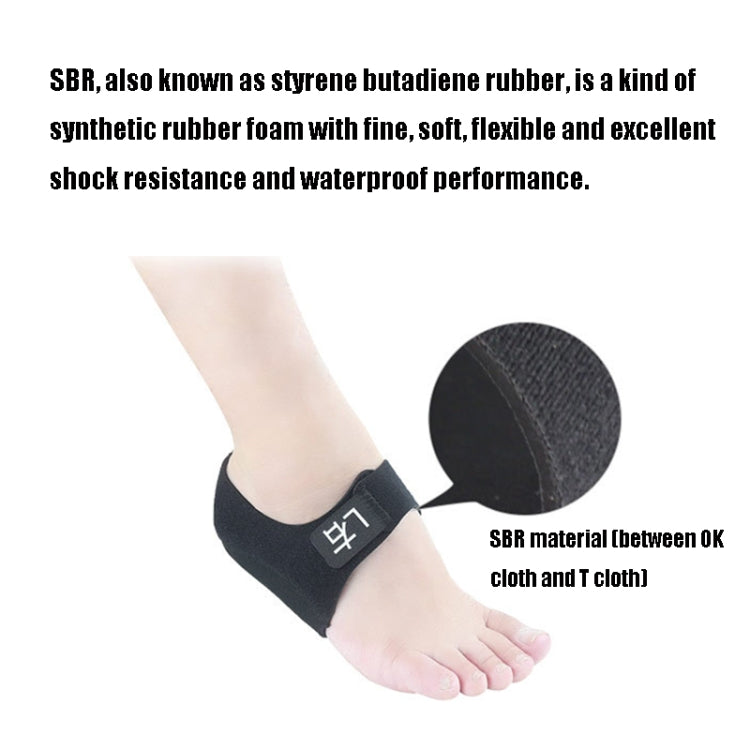 Heel Fatigue Shock Absorption And Warmth Gel Protective Cover, S without Printing, L without Printing, S with Printing, L with Printing